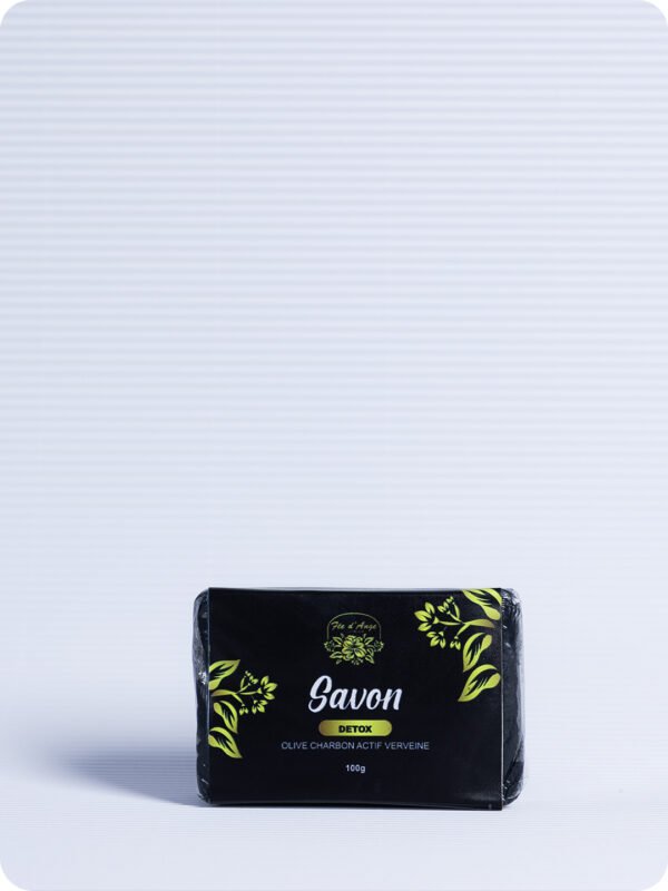Savon Détox Olive Charbon Actif Verveine Savon Détox Olive Charbon Actif Verveine