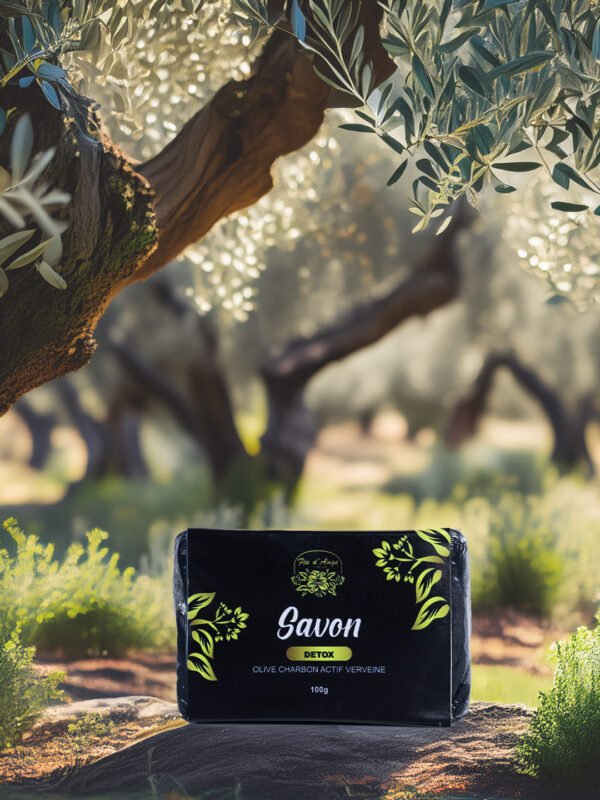 Savon Détox Olive Charbon Actif Verveine