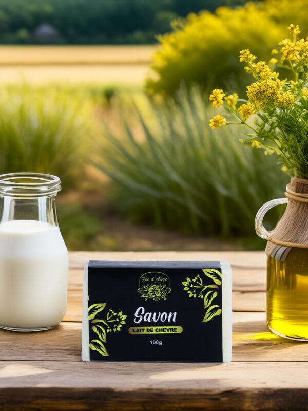 Savon au Lait de Chèvre - Hydratation et Équilibre pour Peaux à Imperfections