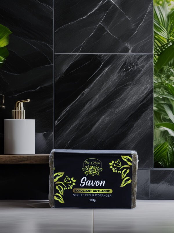 Savon Exfoliant Anti-Acné - Nigelle et Fleur d'Oranger
