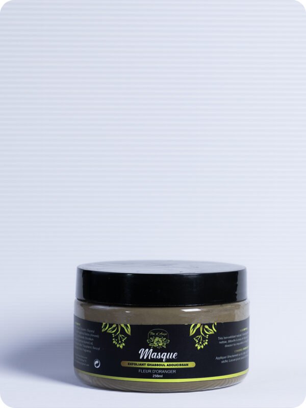 Masque Exfoliant Rhassoul Adoucissant à la Fleur d'Oranger