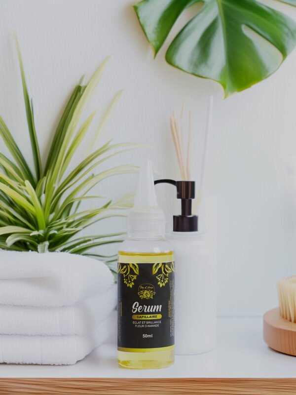 Sérum Capillaire 100% Naturel - Brillance et Réparation
